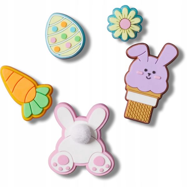 Crocs Przypinki Ozdoba Jibbitz Piny Do Butów Easter Celebration 5 Pack zdjęcie 1