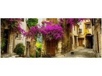 100X40CM STARE MIASTO PROWANSJI OBRAZ DREWNO