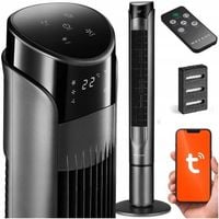 WENTYLATOR KOLUMNOWY WIATRAK PODŁOGOWY STOJĄCY PILOT JONIZACJA AROMA WIFI