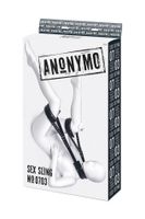 anonymo fixing sling, pu leather, black, 145 cm