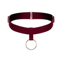 carmela burgundy chocker promees