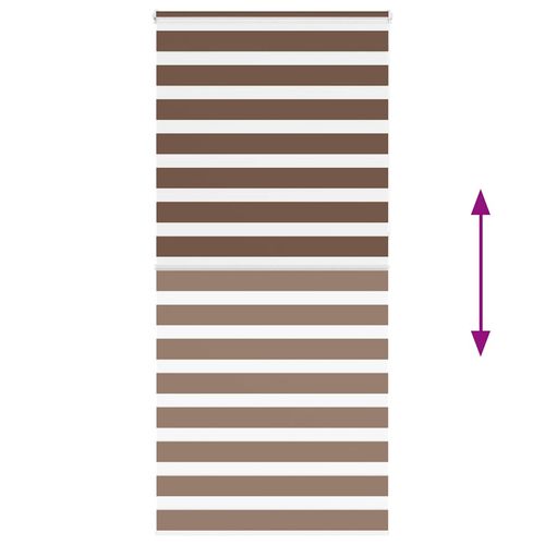 Roleta zebra, brzozowa, szerokość tkaniny 100,9 cm, poliester na Arena.pl