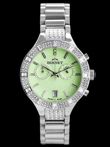 BISSET BSBE18 - silver/green (zb547a) na Arena.pl