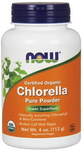 Chlorella Powder, Certified Organic 113g Nowfoods
