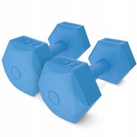 HANTELKI HANTLE CIĘŻARKI BITUMICZNE ZESTAW DO ĆWICZEŃ FITNESS 2x2kg