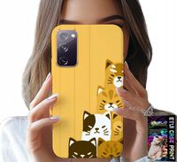 ETUI DO SAMSUNG GALAXY S20 LITE - LOVE CAT, WZORY Z KOTAMI, CASE + SZKŁO