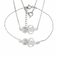 SREBRNY KOMPLET CELEBRYTKI SOWA PRÓBA SREBRA 925 GRAWER GRATIS