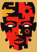 Plakat 13x18cm Puzzle Tożsamości