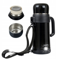 CASNO Termos Turystyczny Próżniowy Duży Z Kubkiem 1800 ml