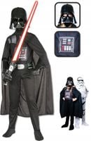 KOSTIUM PRZEBRANIE STRÓJ COSPLAY HALLOWEEN DARTH VADER STAR WARS 104CM