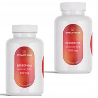 Berberyna Berberys Ekstrakt 500mg Zestaw - METABOLIZM CUKRZYCA ODCHUDZANIE