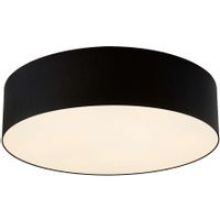 Plafon LAMPA sufitowa SPACE M 30660302 Kaspa abażurowa OPRAWA ścienna KINKIET okrągły czarny