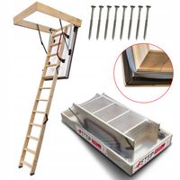 Schody Strychowe NORDIC 0,44 W/m2K 120x80 Dodatkowa Uszczelka Wkręty