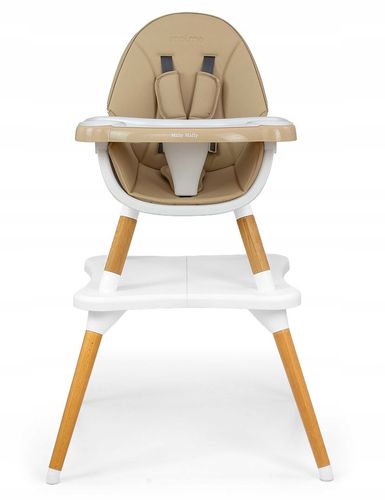 Krzesełko do karmienia 2w1 drewniane taca stolik Malmo Milly Mally na Arena.pl