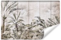 Fototapeta Tropikalne ROŚLINY Drzewa Beton Abstrakcja 360cm x 240cm