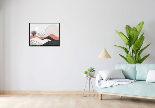 Plakat 65x50cm Półcień Widoku na Arena.pl