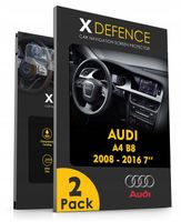 2w1 SZKŁO OCHRONNE NA NAWIGACJĘ EKRAN DO AUDI A4 B8 2008 - 2016 7'