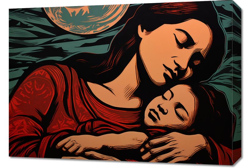 Obraz 70x50cm Matczyne Więzi zdjęcie 1