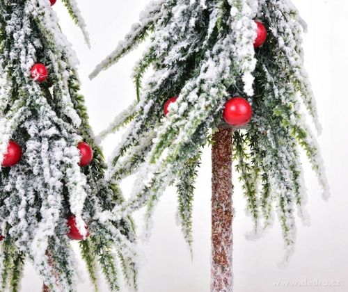 LAS SKRZATOWY | ośnieżone choinki na podstawce | 40 cm na Arena.pl