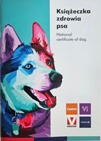 MEDIVET Książeczka zdrowia psa książka weterynaryjna psów międzynarodowa