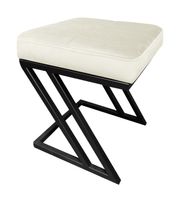 Pufa ZETA LOFT ławka taboret podnóżek metal MG50