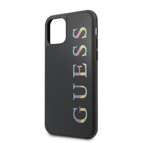 Guess Double Layer Glitter Case Logo Multicolor - Etui iPhone 11 Pro (Black/Multicolor) na Arena.pl