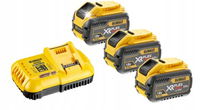 DEWALT AKUMULATOR 3 x DCB547 9,0 Ah + ŁADOWARKA DCB118X3