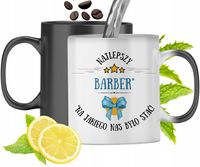 Kubek Magiczny Dla Barbera Zmieniający Kolor Z Nadrukiem Ze Zdjęciem