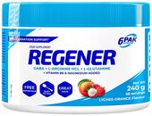 6PAK REGENER 240g REGENERACJA PO TRENINGU MAGNEZ ASHWAGANDHA GABA AAKG