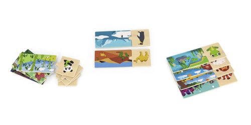 Viga 44675 Drewniane puzzle - Mój dom na Arena.pl