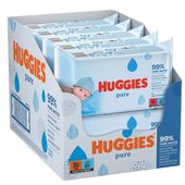 Huggies chust. dla dzieci 10 x 56 szt. Pure