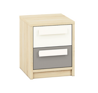 Szafka Nocna Młodzieżowa 2 Szuflady 2SZ 40 cm Wielokolorowa DRIPS ML