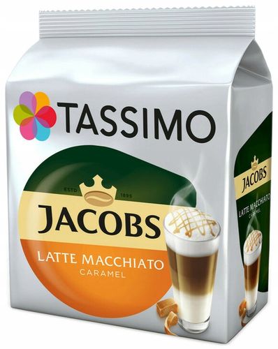 Kapsułki TASSIMO Jacobs Latte Macchiato CARAMEL 8 na Arena.pl