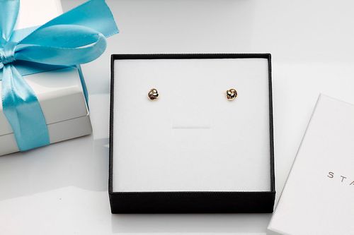 złote kolczyki supełki 333 na Arena.pl