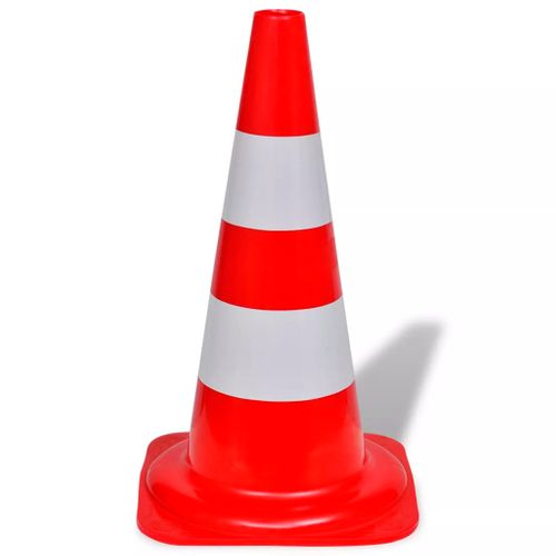 Odblaskowe pachołki drogowe czerwono-białe 50 cm na Arena.pl