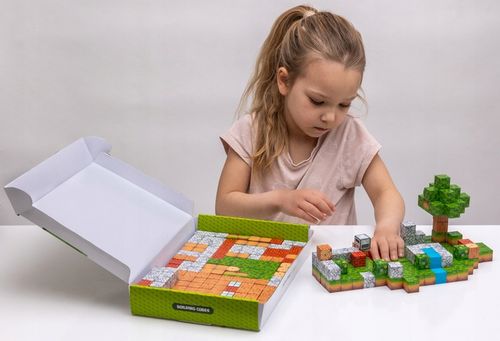 Magnetyczne klocki kostki budowlane modułowe konstrukcyjne 3d 312 elementów na Arena.pl