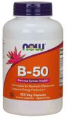 NOW FOODS Witamina B-50 - Kompleks Witamin B - B-Complex  (250 kaps.)