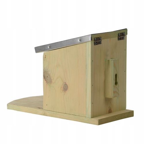 Karmnik dla wiewiórek drewniany - ocynkowany dach na Arena.pl