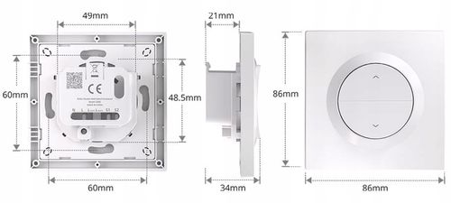 Sonoff ERBS Orb Fusion Włącznik Ścienny Do Przełącznika MINI-RBS MINI-ZBRBS na Arena.pl
