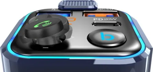 TRANSMITER FM BLUETOOTH SZYBKA ŁADOWARKA QC USB PD na Arena.pl