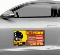 MAGNES na samochód auto MATA MAGNETYCZNA REKLAMA 30x60 CM PRANIE TAPICERKI