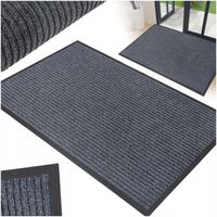 WYCIERACZKA POD DRZWI ZEWNĘTRZNA WEJŚCIOWA 90X150 DUŻA MATA DO BUTÓW SZARA