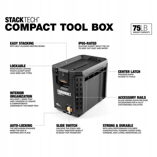 Skrzynka narzędziowa StackTech ToughBuilt TB-B1-B-60C na Arena.pl
