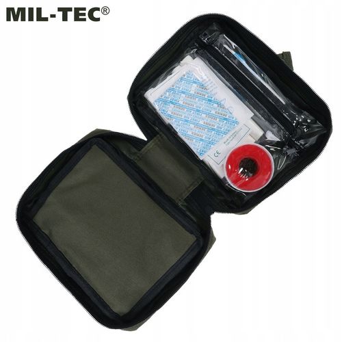 Apteczka pierwszej pomocy z wyposażeniem first aid Mil-tec duża olive na Arena.pl