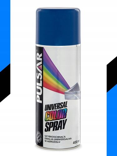 FARBA LAKIER NIEBIESKI POŁYSK PULSAR SPRAY RAL 5010 400ml na Arena.pl