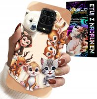 ETUI DO XIAOMI NOTE 9 PRO / 9S - PLECKI DLA DZIECI W ZWIERZĘTA LEŚNE CASE