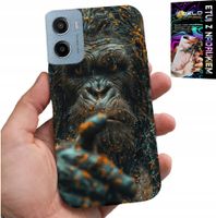 ETUI DO MOTOROLA E15 / G05 - MAŁPA, MAŁPKA, GORYL, ZWIERZĘTA + FOLIA