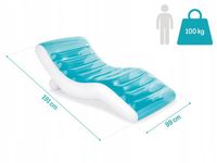 Materac do Pływania Dmuchany Fotel Leżak Plażowy Intex 56874 MODEL 2025