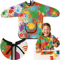 Fartuszek do malowania dla dzieci fartuch ochronny nieprzemakalny 4-6 lat
