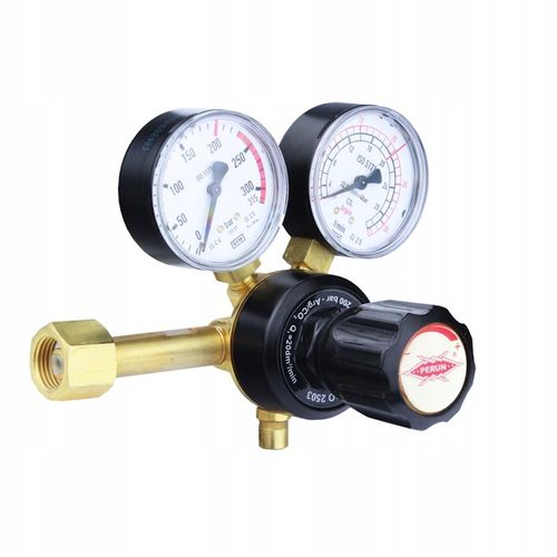 PROFESJONALNY REDUKTOR GAZU AR/CO2 2 MANOMETRY 200 BAR SLIGHT PERUN na Arena.pl